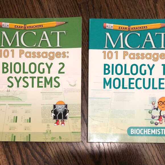 Examkrackers MCAT 101 Passages: Biology I Molecules and Biology II Systems - Picture 1 of 5